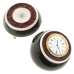 Часы настольные в виде шара из натурального камня Ball Stone Clock варинант исполнения - 8 | Loft Concept в Твери