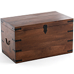 Деревянный сундук из массива манго Fabian Mango Chest варинант исполнения - 1 | Loft Concept в Твери