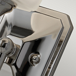 Бра для ванных комнат с белым матовым плафоном квадратной формы на основании цвета хром Feiss варинант исполнения - 3 | Loft Concept в Твери