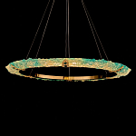 Люстра в форме кольца с цветочным декором Warm Heavenly Light варинант исполнения - 3 | Loft Concept в Твери