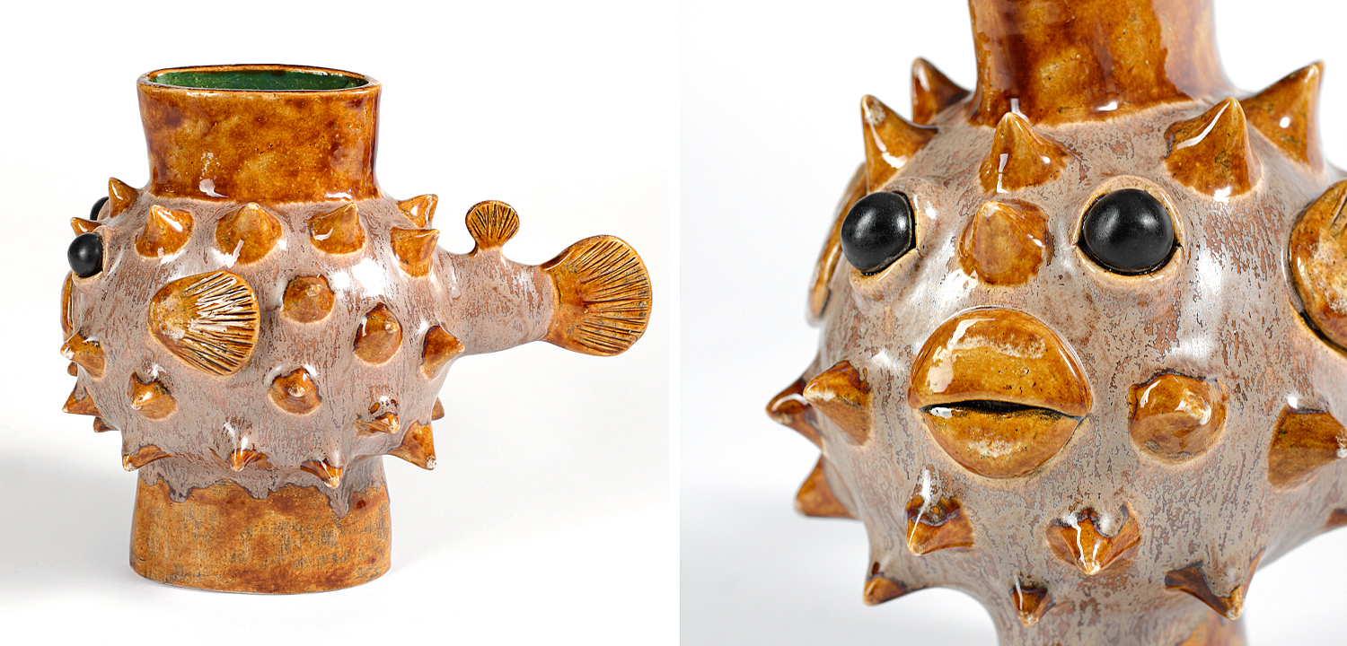 Ваза Puffer Fish Vase Ваза Puffer Fish Vase - Loft-Concept в Твери