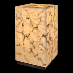 Торшер прямоугольный из натурального камня Calcite Geometry варинант исполнения - 7 | Loft Concept в Твери