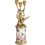 Фарфоровый подсвечник Лебедь с ангелом Asse варинант исполнения - 1 | Loft Concept в Твери