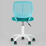 Яркий компьютерный стул Tropica Turquoise варинант исполнения - 4 | Loft Concept в Твери