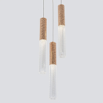 Подвесной светильник Dew Drops Tube Gold Trio Hanging Lamp варинант исполнения - 2 | Loft Concept в Твери