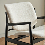 Кресло с каркасом и ножками из древесины и мягкими сиденьем и спинкой Venice варинант исполнения - 8 | Loft Concept в Твери