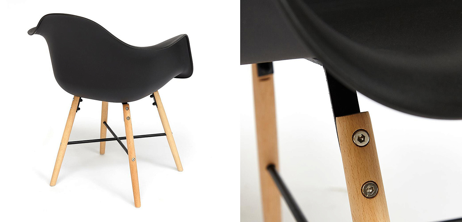 Стул DAW black Стул DAW black - Loft-Concept в Твери