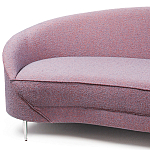 Диван Paulet Sofa Сиреневое Букле варинант исполнения - 4 | Loft Concept в Твери