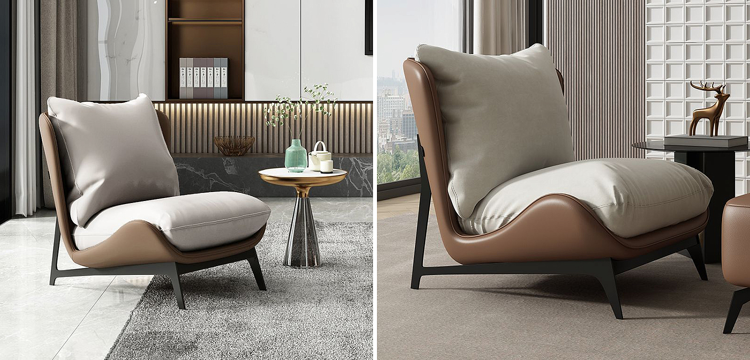 Кресло Maxwell White Textile Leather Armchair Кресло Maxwell White Textile Leather Armchair - Loft-Concept в Твери