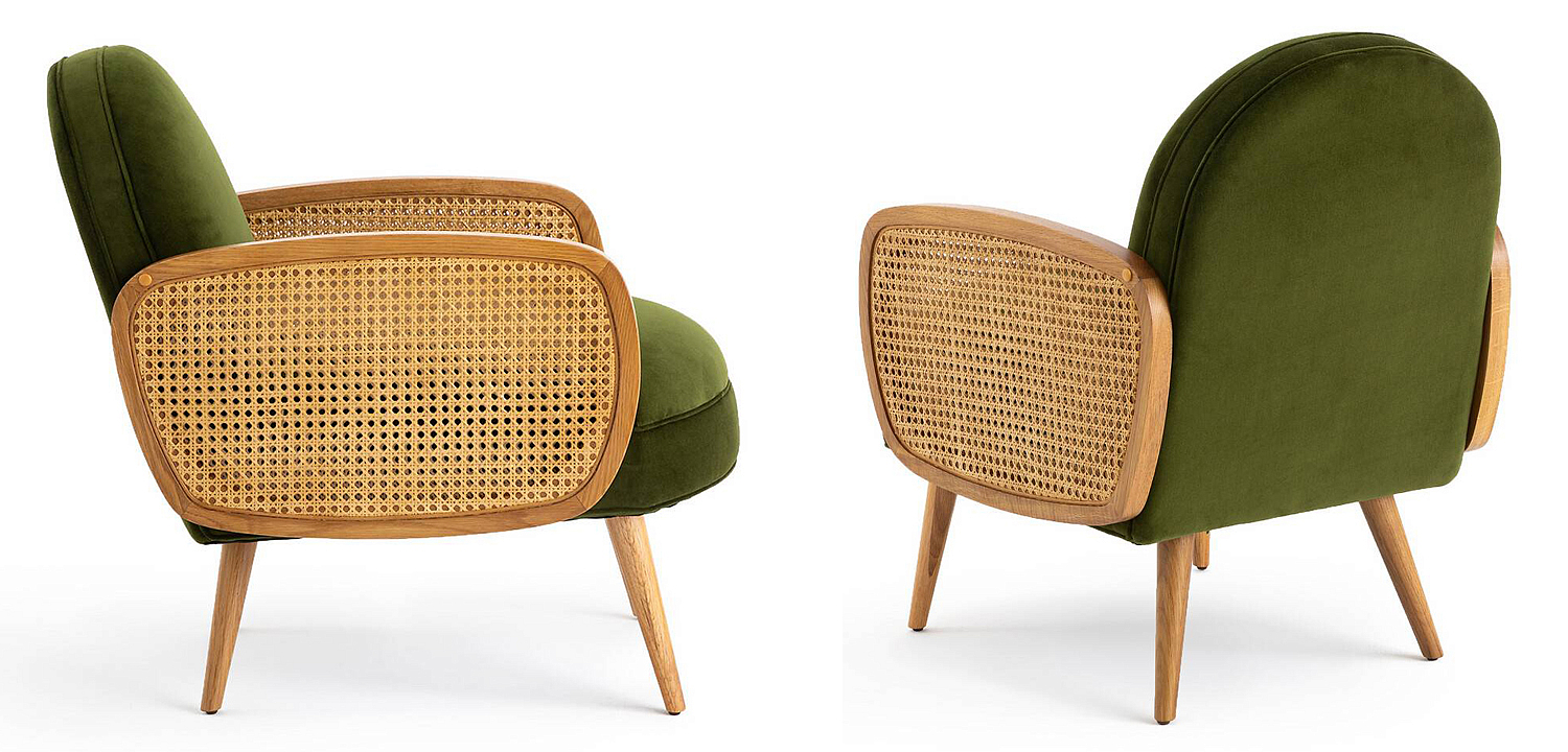 Кресло Morten Wicker Green Armchair Кресло Morten Wicker Green Armchair - Loft-Concept в Твери