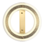 Бра круглое с эффектом морозного стекла Freezing Pattern варинант исполнения - 1 | Loft Concept в Твери