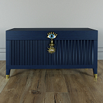 Большой дизайнерский Сундук Elsa Dreams Blue варинант исполнения - 1 | Loft Concept в Твери