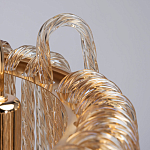 Люстра с подвесными рифлеными стеклянными трубками Nembus варинант исполнения - 9 | Loft Concept в Твери