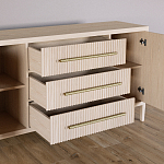 Буфет Primo с тремя ящиками и двумя фасадами Светлый дуб варинант исполнения - 5 | Loft Concept в Твери