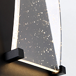 Настенный фонарь уличный прямоугольный черного цвета со стеклом с пузырьками Eurofase варинант исполнения - 5 | Loft Concept в Твери