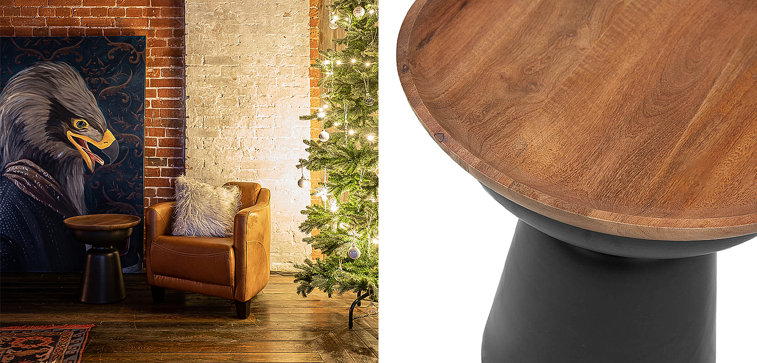Приставной стол Keaton Round Side Table Приставной стол Keaton Round Side Table - Loft-Concept в Твери