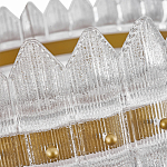 Люстра круглая с декоративными элементами в виде лепестков Round Light Flashing варинант исполнения - 7 | Loft Concept в Твери