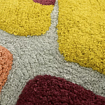 Чехол на подушку с рисунком горчичного цвета Elan Textured варинант исполнения - 6 | Loft Concept в Твери