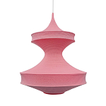 Подвесной вязаный розовый светильник «Моника» варинант исполнения - 1 | Loft Concept в Твери