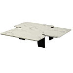 Стол журнальный низкий с фигурной столешницей Threshold варинант исполнения - 1 | Loft Concept в Твери