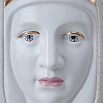 Ваза с золотисто-белыми фрагментами Faces of Imagination варинант исполнения - 6 | Loft Concept в Твери