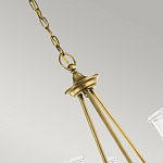 Люстра с прозрачными плафонами из пузырчатого стекла Kichler варинант исполнения - 5 | Loft Concept в Твери