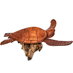 Статуэтка деревянная в виде морской черепахи Marine Reptiles варинант исполнения - 2 | Loft Concept в Твери
