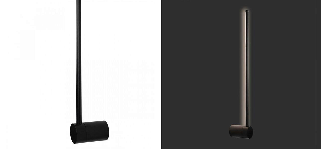 Светодиодное бра Upright Line Black Светодиодное бра Upright Line Black - Loft-Concept в Твери
