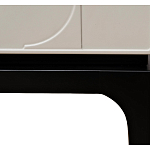 Тумбочка прикроватная с ящиком черно-серого цвета Noble Nightstand варинант исполнения - 6 | Loft Concept в Твери