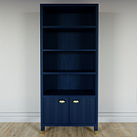 Книжный Стеллаж Elsa Dreams Blue с задней стенкой варинант исполнения - 5 | Loft Concept в Твери