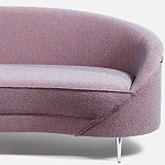 Диван Paulet Sofa Сиреневое Букле варинант исполнения - 1 | Loft Concept в Твери