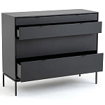 Комод из металла и кожи Guarin Chest of Drawers варинант исполнения - 3 | Loft Concept в Твери