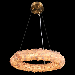 Люстра кольцевая с частичками натурального горного хрусталя Crystal Shimmer варинант исполнения - 1 | Loft Concept в Твери