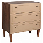 Комод бежевый из массива бука с 3-мя ящиками Wenge Light варинант исполнения - 1 | Loft Concept в Твери