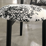 Стул обеденный деревянный с цветочной обивкой Foshan Chair варинант исполнения - 2 | Loft Concept в Твери