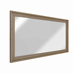 Зеркало прямоугольное с классической деревянной рамой Flowchart варинант исполнения - 1 | Loft Concept в Твери