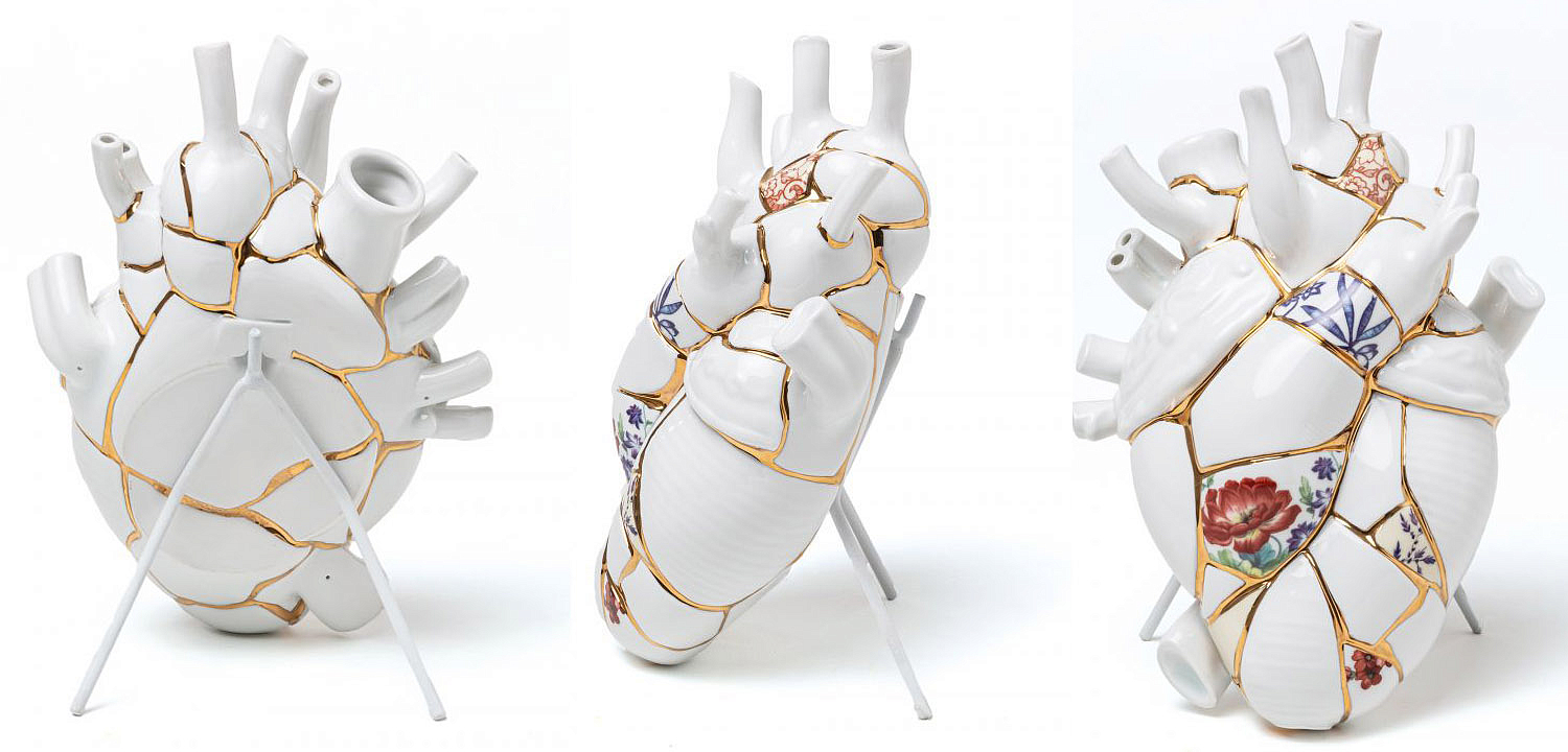 Ваза Seletti Love in Bloom Kintsugi Ваза Seletti Love in Bloom Kintsugi - Loft-Concept в Твери