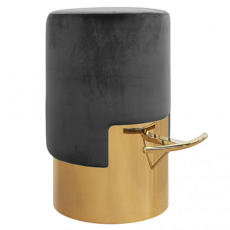 ELLA BAR STOOL Серый Барный стул Золотой Серый ELLA BAR STOOL Серый Барный стул Золотой Серый в Твери | Loft Concept