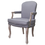 Кресло Aubrey Classical Armchair grey flax варинант исполнения - 3 | Loft Concept в Твери