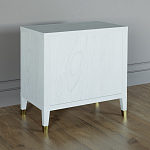 Прикроватная тумбочка с полкой Elsa Dreams White варинант исполнения - 4 | Loft Concept в Твери