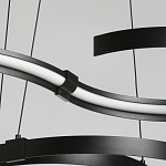 Люстра подвесная светодиодная в виде волнообразной ленты Ribbon Vortex варинант исполнения - 5 | Loft Concept в Твери