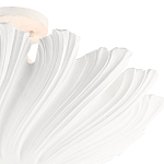 Потолочный светильник белый с рельефным абажуром Feminine Shape варинант исполнения - 1 | Loft Concept в Твери