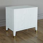 Тумба прикроватная с двумя ящиками Elsa Dreams White варинант исполнения - 4 | Loft Concept в Твери