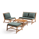 Садовый 2-х местный диван с каркасом из акации Green варинант исполнения - 4 | Loft Concept в Твери