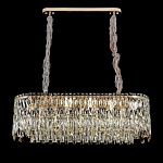 Люстра овальная с хрустальными подвесками Roul Crystal Light варинант исполнения - 1 | Loft Concept в Твери