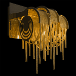 Бра с перфорированными металлическими дугами и цепочками 22 см Atlantis Chain варинант исполнения - 2 | Loft Concept в Твери