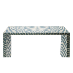 Консоль Дизайнерская Kenya Console ZEBRA Bone Inlay blue варинант исполнения - 2 | Loft Concept в Твери