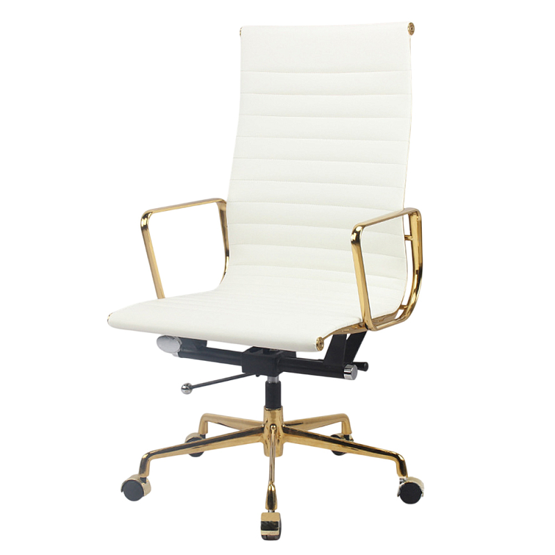 Кресло White Atlant Молочный Золотой Кресло White Atlant Молочный Золотой в Твери | Loft Concept