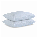 Постельное белье голубого цвета из перкаля с принтом 200х220 см Aurora Allure варинант исполнения - 2 | Loft Concept в Твери