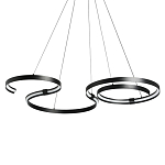 Люстра подвесная светодиодная в виде волнообразной ленты Ribbon Vortex варинант исполнения - 1 | Loft Concept в Твери